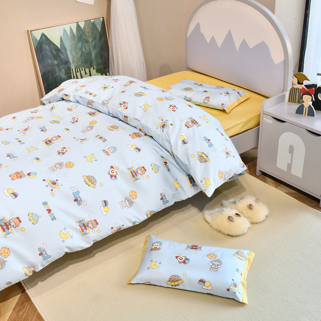 Single Quilt Cover Type A Baby Bedding Cotton Pure Cotton Zipper Type