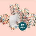 thumbnail image 4 of Printed Decorative Mailing, Shipping and Gift Boxes, Tuck Top Closure, 9.5” x 7.5” x 4", Flower Print, 12 -Count Pack, 4 of 9