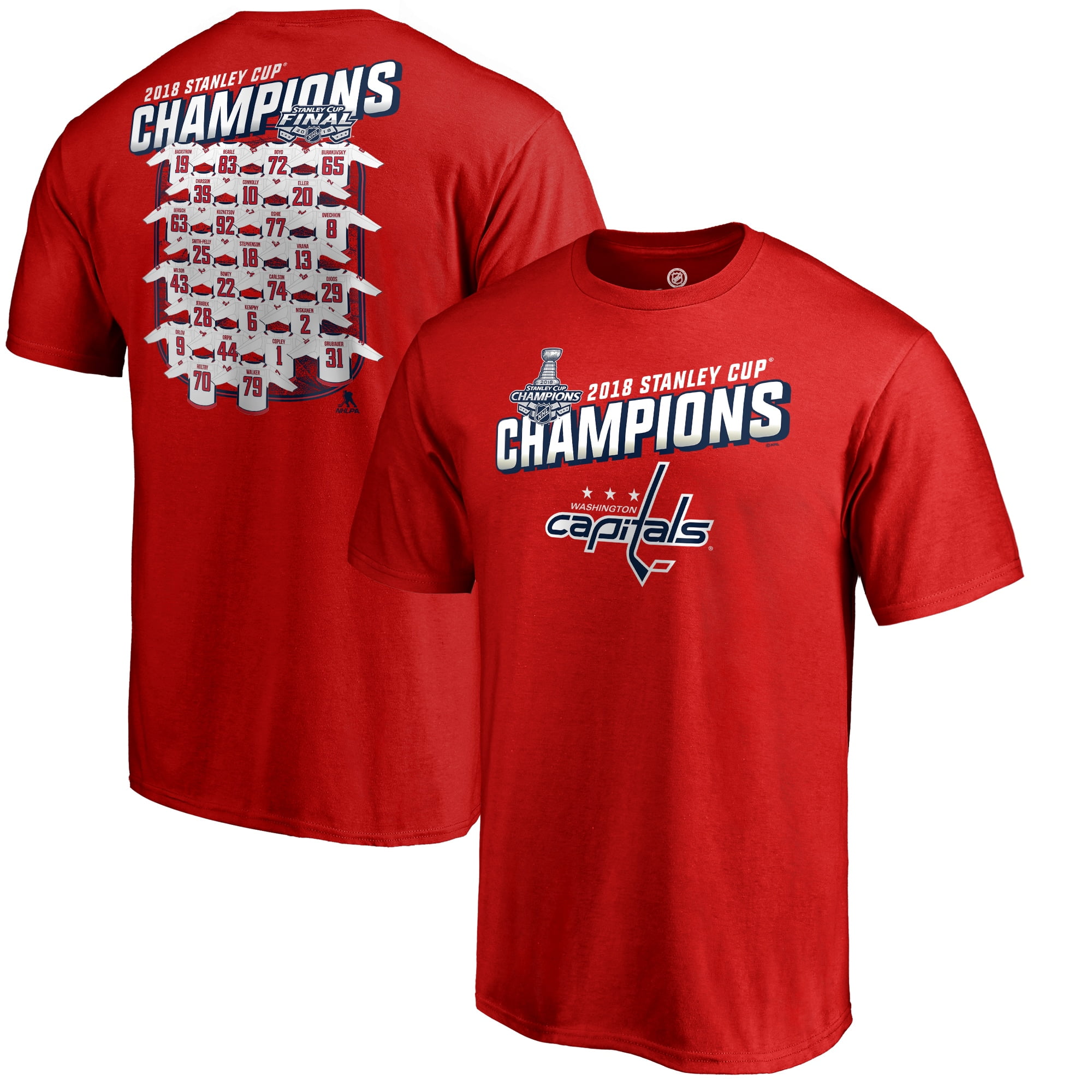 Stanley Cup Champions Jersey Roster 
