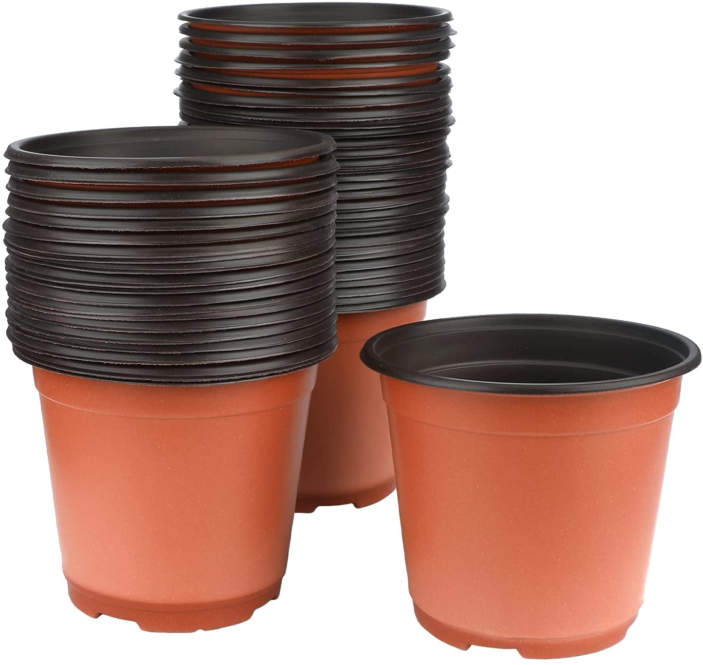 Details about   Plastic Nursery plant Pots Plant Flower Pot Container Plants 100PCS 