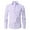 Blue, variant on Men's Dress Shirts Button Down Shirts Long Sleeve Solid Color with Turndown Collar White