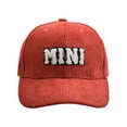 thumbnail image 3 of Meihuid Trendy Parent-Child Hats: Corduroy Baseball Caps for Mom and Daughter, 3 of 3
