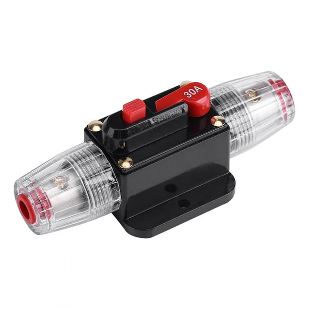 Disyuntor De Audio De DC12V-24V, Disyuntor De Protección De Automóvil Para Automóvil, Para Amperios De Audio De Automóvil Fusible De Protección De Sobrecarga Para Uso En Fyydes Circuit Breaker