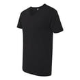thumbnail image 3 of Next Level - Unisex Cotton V-Neck T-Shirt - 3200 - Black - Size: XS, 3 of 4