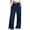 Navy, variant on Abomasnow Girls Fleece Sweatpants Elastic High Waist Drawstring Pants Casual Wide Leg Baggy Joggers Pants with Pockets 3-13Years