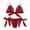Red, variant on Ketyyh-chn99 Underwear Womens Boxers Underwear Women Bra Underpant Lace Set Lingerie Bow Red,M