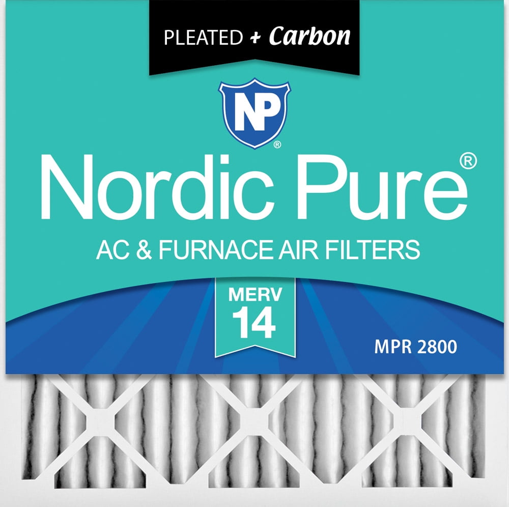 Nordic Pure 20x36x1 MERV 12 Tru Mini Pleat AC Furnace Air Filters 4 Pack