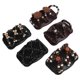 thumbnail image 5 of Doble 5 Uds. De Cuentas De Madera, Peineta Doble Con Clip, Accesorios Para El Cabello Elásticos Para Mujer, Herramienta De Peinado, 5 of 7