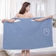 thumbnail image 1 of Toalla de baño de felpa portátil: falda de baño suave y absorbente para mujer, envoltura para secarse las manos libres en casa, para dormir y como pareo de playa., 1 of 6