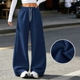 thumbnail image 5 of Hurxie Womens Wide Leg Sweatpants High Waisted Baggy Teen Girl Pants Fall Fashion Winter Clothes Lounge Travel Joggers With Pockets, 5 of 7