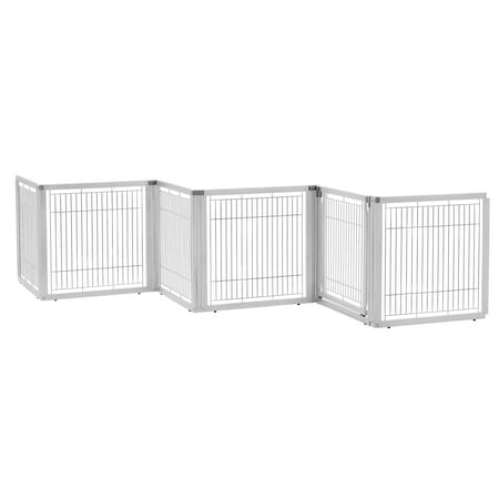 Richell Convertible Elite Freestanding Pet Gate 6-Panel