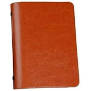 Chris.W Binder Pocket Notebook Journal Notepad, Blank Refills, Small A7 Notebook Hardcover Mini Journal with Pen