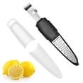thumbnail image 2 of Huanledash Lemon Grater Citrus Zester Shredder Tool Effortlessly Non-slip Handle Cheese Ginger for Home Kitchen, 2 of 7