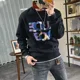 thumbnail image 5 of Sudadera con cuello redondo para hombre, estilo Harajuku, de algodón, a la moda, de una pieza, de alta calidad, estilo coreano, de lujo, nueva en tallas S, 5 of 5