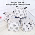thumbnail image 2 of Naiovety Cesto de lavandería Estuche de almacenamiento Caja de artículos diversos Ropa impermeable Cubo de larga duración multiusos Plegable Almacenamiento y organización del hogar Patrón de mono 2, 2 of 6