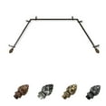 thumbnail image 2 of Domovina Cone 13/16" Bay Window Single Curtain Rod-Color:Antique Brass, 2 of 2