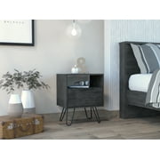 Modern Eagle Creek Nightstand with Drawer and Cabinet - Elevate Your Space