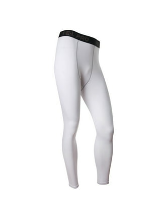 Compression Pants Tights White