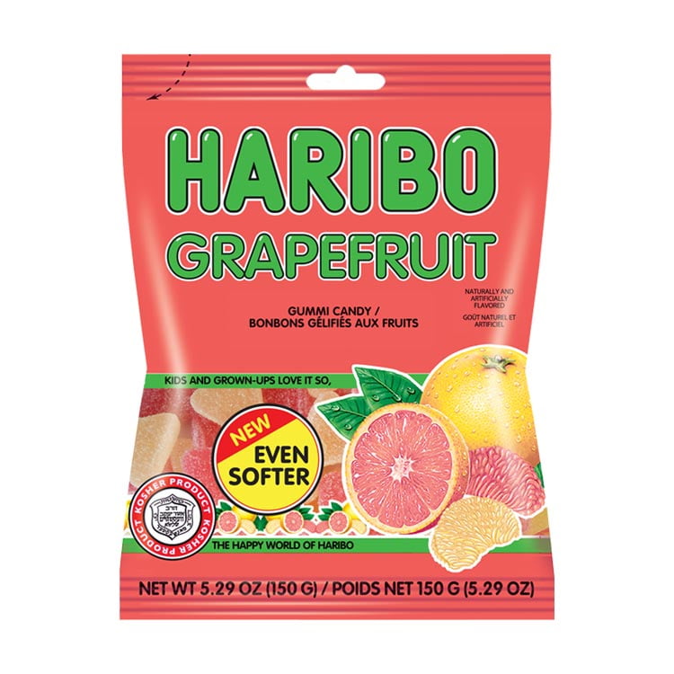 Kosher Haribo Grapefruit (pack of 6)