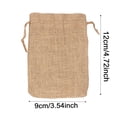 thumbnail image 2 of 5 Pcs Burlap Gift Bags with Drawstring,3.54X4.72 inch Small Burlap Gifts Bags,Reusable Small Party Favor Gift Bags for Wedding Party Christmas Birthday Snack Jewelry Kitchen Storage,Khaki-5PCS, 2 of 6