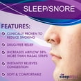 Sleepwell Sleep/Snore Internal Nasal Dilator for Snoring, Restful Sleep