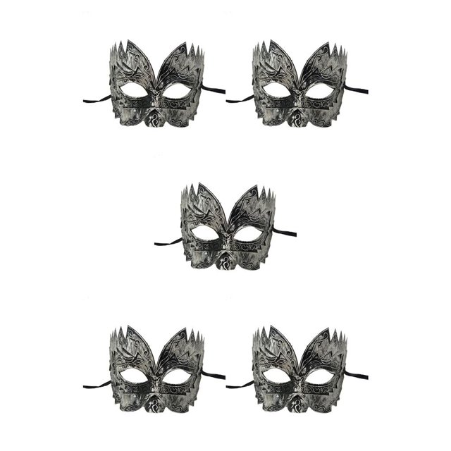 sweethay Accesorios decorativos de fiesta de graduación de carnaval antiguo, decoración de actuación de fiesta, plata antigua de Halloween plata antigua 5Conjunto