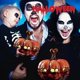 thumbnail image 2 of Luminous Resin Skull Pumpkin Lantern, Garden Decoration, Horror Ornaments, 2 of 5