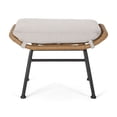 thumbnail image 3 of Durable Ottoman with Rattan Weaving / Ideal for Outdoor Use, 3 of 7