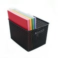 thumbnail image 2 of Advantus Plastic Weave Bin, Large, 2 of 6