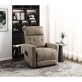 thumbnail image 3 of Brown Microfiber Upholstered Power Lift Chair With Heating And Massaging Options For Living Room Heat & Massage Functions, Textured Upholstery,, 3 of 6