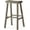 Antiqued Grey-Single, variant on YYEAN Kitchen Bar Stool, Modern Farmhouse Wood Barstool, Kitchen Island Chairs, Pub Bar Height Stools For Kitchen, Wide Comfortable Seat Backless Bar Stools, Vincent 31 Inch-Antiqued Brown-Single