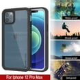 thumbnail image 2 of AmPm iPhone 12 Pro Max Waterproof Case [Extreme Series] [Slim Fit] [IP68 Certified] [Shockproof] [Snowproof] Armor Cover W/Built in Screen Protector for iPhone 12 Pro Max (6.7") (White), 2 of 8