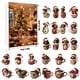 thumbnail image 2 of Calendario de escritorio con bolas decorativas, calendario de cuenta regresiva para Navidad, bonita decoración acrílica, caja de regalo para familiares y amigos, calendario, suministros para profesore, 2 of 5