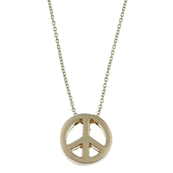 Collier Charme Paix Ton Or