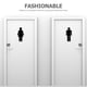 thumbnail image 2 of Cerradura de puerta con indicador de privacidad para baño, inodoro, baño público, partición, cerradura de puerta de acero inoxidable con indicador de ocupación, 2 of 7