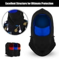 thumbnail image 5 of Kids-Warm Winter Hat DIDADI-Balaclava Face Mask Windproof Warm Fleece Hats for Children Adjustable Durable Outdoor Facemasks for Boys and Girls, Kid Skiing Riding Running Hats(Blue), 5 of 7