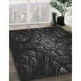 thumbnail image 2 of Ahgly Company Indoor Rectangle Patterned Night Black Area Rugs, 5' x 7', 2 of 6