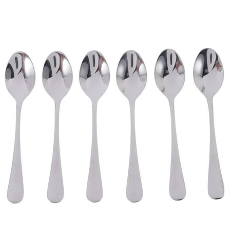 

6 Pieces of Espresso Spoon 4.7 Inch Stainless Steel Mini Coffee Spoon Dessert Spoon