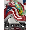 thumbnail image 7 of Puerto Rican Flag Cloth Napkins Set of 4 Reusable Dinner Napkins, Vintage Country Truck Flowers Wooden Grain Cocktail Napkin Washable Table Napkins for Wedding/Holiday Party/Baby Shower 20"x20", 7 of 7