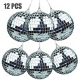 thumbnail image 1 of 12 Pcs Mirror Balls Disco Dj Dance Decorative Stage Lighting Home Party, 1 of 3