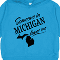thumbnail image 3 of Inktastic Someone in Michigan Loves Me Toddler Hoodie, 3 of 4