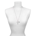 thumbnail image 3 of Delight Jewelry Silvertone Small Ankh Always My Mother Bar Zoe Necklace, 3 of 4
