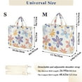 thumbnail image 2 of FORMRS Womens Corduroy Tote Bag Crossbody Shoulder Handbag with Pocket, Blue Retro Flower, 2 of 7