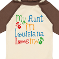 thumbnail image 4 of Inktastic My Aunt in Louisiana Loves Me Boys or Girls Long Sleeve Baby Bodysuit, 4 of 5