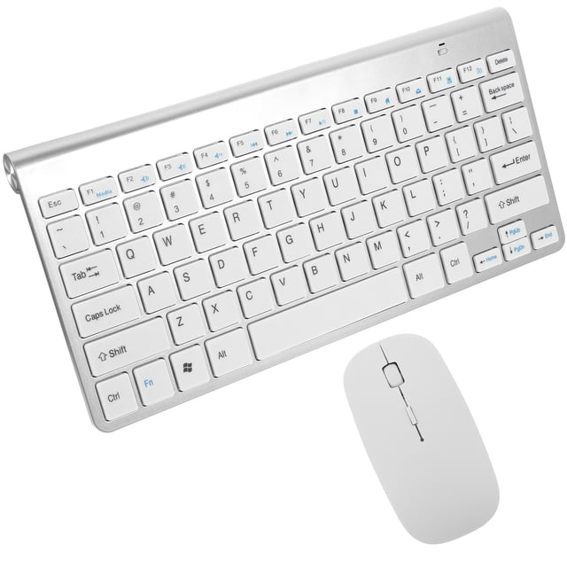 GAXIRE 1 juego de ratón y teclado inalámbricos, accesorio para ordenador Plug and Play