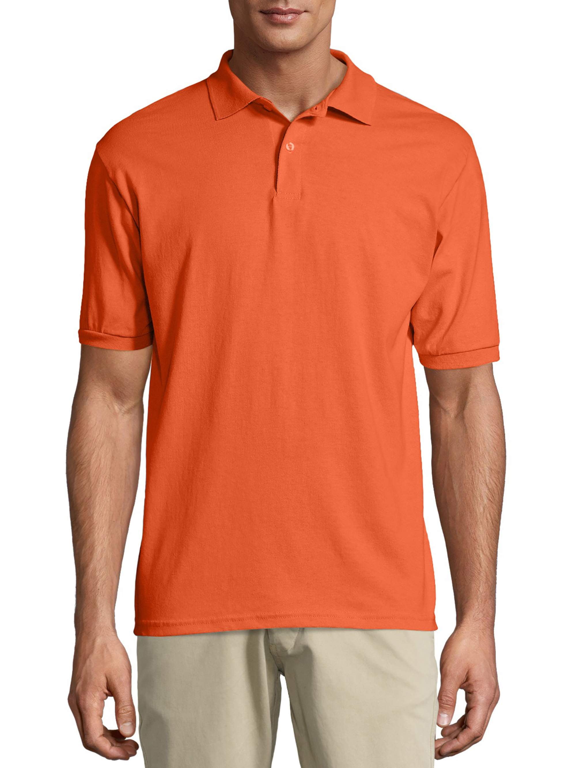 Hanes Hanes Men's Ecosmart Jersey Polo Shirt
