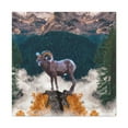 thumbnail image 2 of Horns of Majestic Sheep - Canvas, 2 of 25