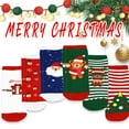 thumbnail image 5 of Baby Toddler Kids Christmas Socks 6 Pairs Colorful Crew Socks For Boys Girls 0-9 Years, 5 of 5