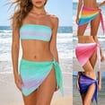 thumbnail image 4 of Lerpwige Elegant Beach Wrap For Women Polyester Fabric Skirt With Wrinkled Feature For Vacation And Water Activity, 4 of 20