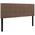 thumbnail image 1 of Bedford Tufted Upholstered Queen Size Headboard in Camel Fabric, 1 of 9